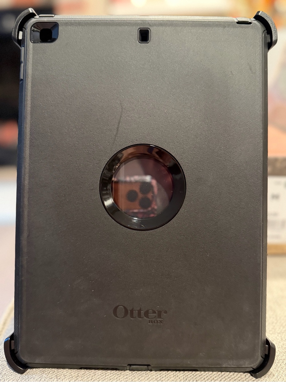 OtterBox Defender Black Tablet Case with Rotating Ring Stand